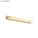 GobekUsa Modern LED Vanity Lighting with Yellow Acrylic Shade - Rectangular Wall Mount Light for Bedroom - 10"/16" Width