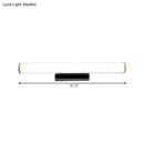 GobekUsa Modern LED Vanity Mirror Light with Chrome Sconce - Warm/White Light, 16"/23.5" W