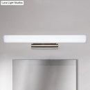 GobekUsa Modern LED Vanity Mirror Light with Chrome Sconce - Warm/White Light, 16"/23.5" W