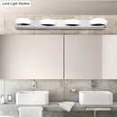 GobekUsa Modern LED Vanity Mirror Light with Rotatable Acrylic Design and Warm/White Lighting - Perfect for Bathrooms