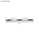GobekUsa Modern LED Vanity Mirror Light with Rotatable Acrylic Design and Warm/White Lighting - Perfect for Bathrooms