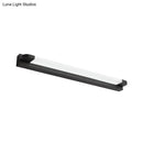 GobekUsa Modern LED Vanity Sconce Light for Bathroom - Slim 18"/21.5" Wide, Warm/White Lighting, Metal Finish (Black/White)