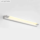 GobekUsa Modern LED Vanity Sconce Light for Bathroom - Slim 18"/21.5" Wide, Warm/White Lighting, Metal Finish (Black/White)