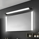GobekUsa Modern LED Vanity Sconce Light for Bathroom - Slim 18"/21.5" Wide, Warm/White Lighting, Metal Finish (Black/White)