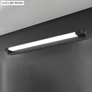 GobekUsa Modern LED Vanity Sconce Light for Bathroom - Slim 18"/21.5" Wide, Warm/White Lighting, Metal Finish (Black/White)