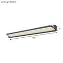 GobekUsa Modern LED Vanity Wall Sconce - Nickel Finish with Stainless-Steel Shade in Warm/White Light - 16"/19.5" Length