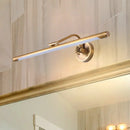 GobekUsa Modern LED Vanity Wall Sconce with Metal Shade - Black/Brass Finish, 14"/18" Diameter