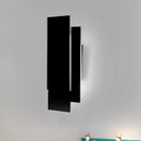 GobekUsa Modern LED Wall Lamp - Aluminum Rectangle Wall Light with Warm/White Lighting - Black/White