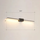 GobekUsa Modern LED Wall-Mounted Vanity Lamp for Bathroom – Minimalistic Acrylic Pole Design