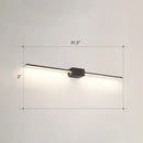 GobekUsa Modern LED Wall-Mounted Vanity Lamp for Bathroom – Minimalistic Acrylic Pole Design