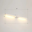 GobekUsa Modern LED Wall-Mounted Vanity Lamp for Bathroom – Minimalistic Acrylic Pole Design