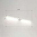 GobekUsa Modern LED Wall-Mounted Vanity Lamp for Bathroom – Minimalistic Acrylic Pole Design
