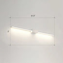 GobekUsa Modern LED Wall-Mounted Vanity Lamp for Bathroom – Minimalistic Acrylic Pole Design