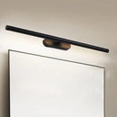 GobekUsa Modern LED Wall-Mounted Vanity Light in White/Black with Adjustable Width and Multiple Light Options