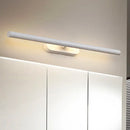 GobekUsa Modern LED Wall-Mounted Vanity Light in White/Black with Adjustable Width and Multiple Light Options
