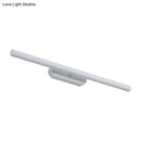 GobekUsa Modern LED Wall-Mounted Vanity Light in White/Black with Adjustable Width and Multiple Light Options