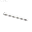 GobekUsa Modern LED Wall Mounted Vanity Light with Acrylic Shade, Chrome Sconce Lighting in Warm/White, 16.5"/20.5" W