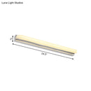 GobekUsa Modern LED Wall Mounted Vanity Light with Acrylic Shade, Chrome Sconce Lighting in Warm/White, 16.5"/20.5" W