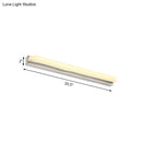GobekUsa Modern LED Wall Mounted Vanity Light with Acrylic Shade, Chrome Sconce Lighting in Warm/White, 16.5"/20.5" W