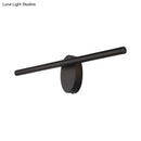 GobekUsa Modern LED Wall Sconce in Black with Acrylic Shade for Bathroom Lighting - 21.5"/28"/36" Wide