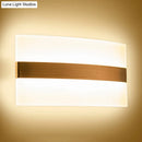 GobekUsa Modern LED Wall Sconce in Oval/Rectangular/Convex Shape - 8"/10.5" Wide - Warm/White/Natural Light