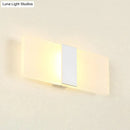 GobekUsa Modern LED Wall Sconce in Oval/Rectangular/Convex Shape - 8"/10.5" Wide - Warm/White/Natural Light