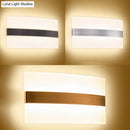 GobekUsa Modern LED Wall Sconce in Oval/Rectangular/Convex Shape - 8"/10.5" Wide - Warm/White/Natural Light