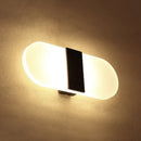 GobekUsa Modern LED Wall Sconce in Oval/Rectangular/Convex Shape - 8"/10.5" Wide - Warm/White/Natural Light
