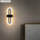 GobekUsa Modern LED Wall Sconce Light Fixture - Acrylic, Black