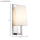GobekUsa Modern LED Wall Sconce Light in Chrome with Round/Rectangle Canopy