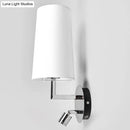 GobekUsa Modern LED Wall Sconce Light in Chrome with Round/Rectangle Canopy