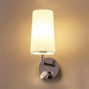 GobekUsa Modern LED Wall Sconce Light in Chrome with Round/Rectangle Canopy