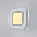 GobekUsa Modern LED Wall Sconce - Triangle/Round/Square Design - Warm/White Light - Acrylic Simplicity