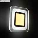 GobekUsa Modern LED Wall Sconce - Triangle/Round/Square Design - Warm/White Light - Acrylic Simplicity