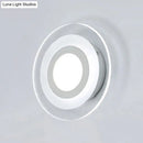 GobekUsa Modern LED Wall Sconce - Triangle/Round/Square Design - Warm/White Light - Acrylic Simplicity