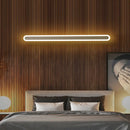 GobekUsa Modern LED Wall Sconce - White Elongated Acrylic Light - Warm/White Lighting