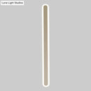 GobekUsa Modern LED Wall Sconce - White Elongated Acrylic Light - Warm/White Lighting