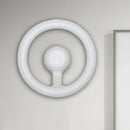 GobekUsa Modern LED Wall Sconce with Black/White Aluminum Shade for Bedroom