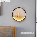 GobekUsa Modern LED Wall Sconce with Decorative Deer for Living Room