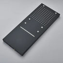 GobekUsa LED Waterfall Shower Head 54*22CM Square Wall Mount Bathroom Faucet