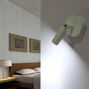 GobekUsa Modern LED White Tube Wall Light - Switch, Metal Sconce Lighting in Warm/White Light