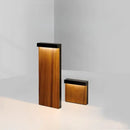 GobekUsa LED Wood Grain Lawn Light - Waterproof Stainless Steel Street Lamp