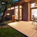 GobekUsa LED Wood Grain Lawn Light - Waterproof Stainless Steel Street Lamp
