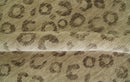 Modern leopard Design Hand knotted Camel and Taupe 8x10 wool area rug by The Rug Decor