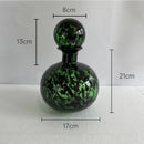 GobekUsa Leopard Texture Glass Vase: Modern Floral Vase for Chic Room Decor