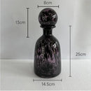 GobekUsa Leopard Texture Glass Vase: Modern Floral Vase for Chic Room Decor