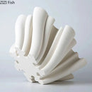 GobekUsa Bud Shape Ceramic Vase Floral Arrangement Desk Decor Modern Artificial Flowers