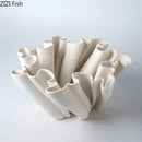 GobekUsa Bud Shape Ceramic Vase Floral Arrangement Desk Decor Modern Artificial Flowers