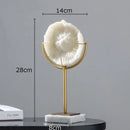GobekUsa Coral Resin Statue Desk Decoration Modern Home Decor Ornaments