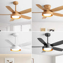 GobekUsa 5-Blade Ceiling Fan with Remote Control & LED Light - Silent Motor